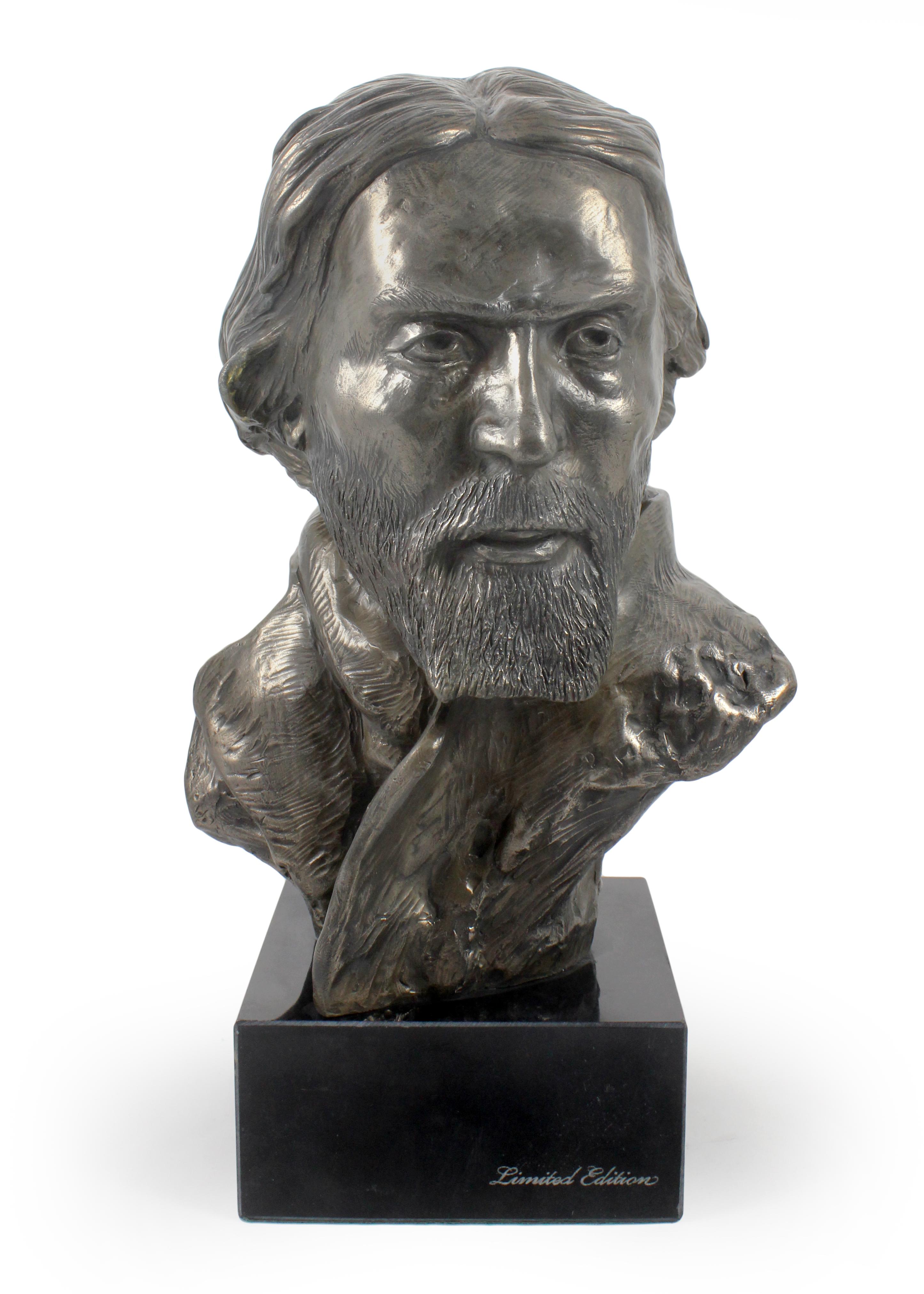 Cyprian Kamil Norwid - marble bust, statuette of a famous person, decoration for office, school, and hotel by the Art-Dog brand коричневий
Cyprian Kamil Norwid - marble bust, statuette of a famous person, decoration for office, school, and hotel by the Art-Dog brand коричневий