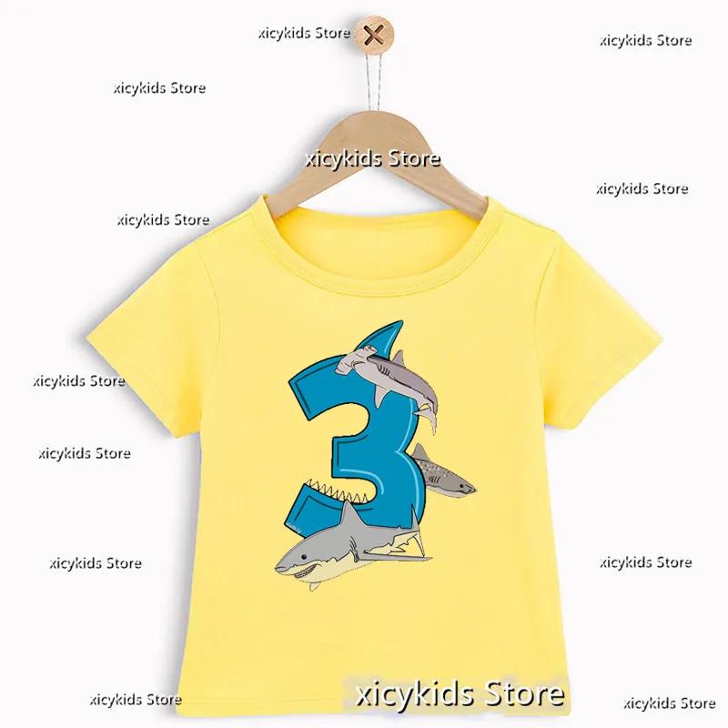 3-9th Birthday T-Shirt Boys Great White Shark T-Shirt Gifts Children S Birthday Tshirt Cute Toddler TShirt wholesale 150
3-9th Birthday T-Shirt Boys Great White Shark T-Shirt Gifts Children S Birthday Tshirt Cute Toddler TShirt wholesale 150