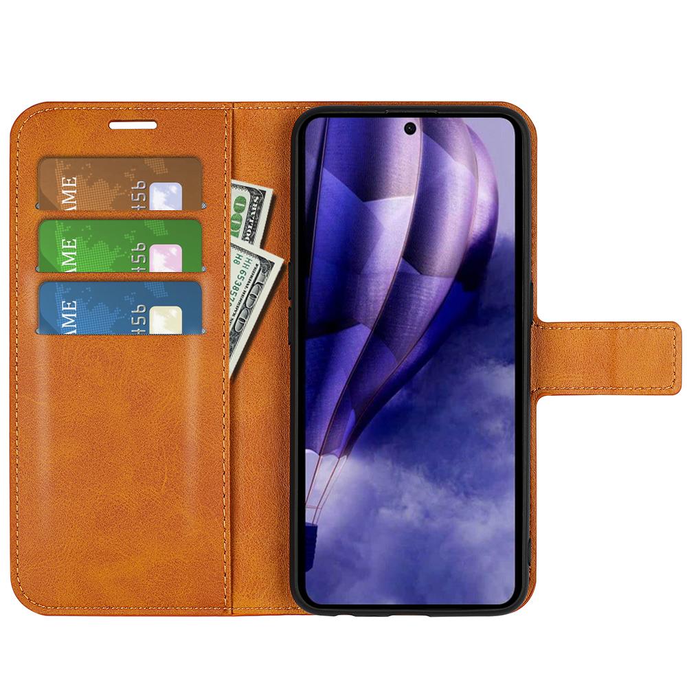 For HMD Skyline Stand Case Anti-Scratch Calf Texture Leather Phone Cover Brown 
For HMD Skyline Stand Case Anti-Scratch Calf Texture Leather Phone Cover Brown