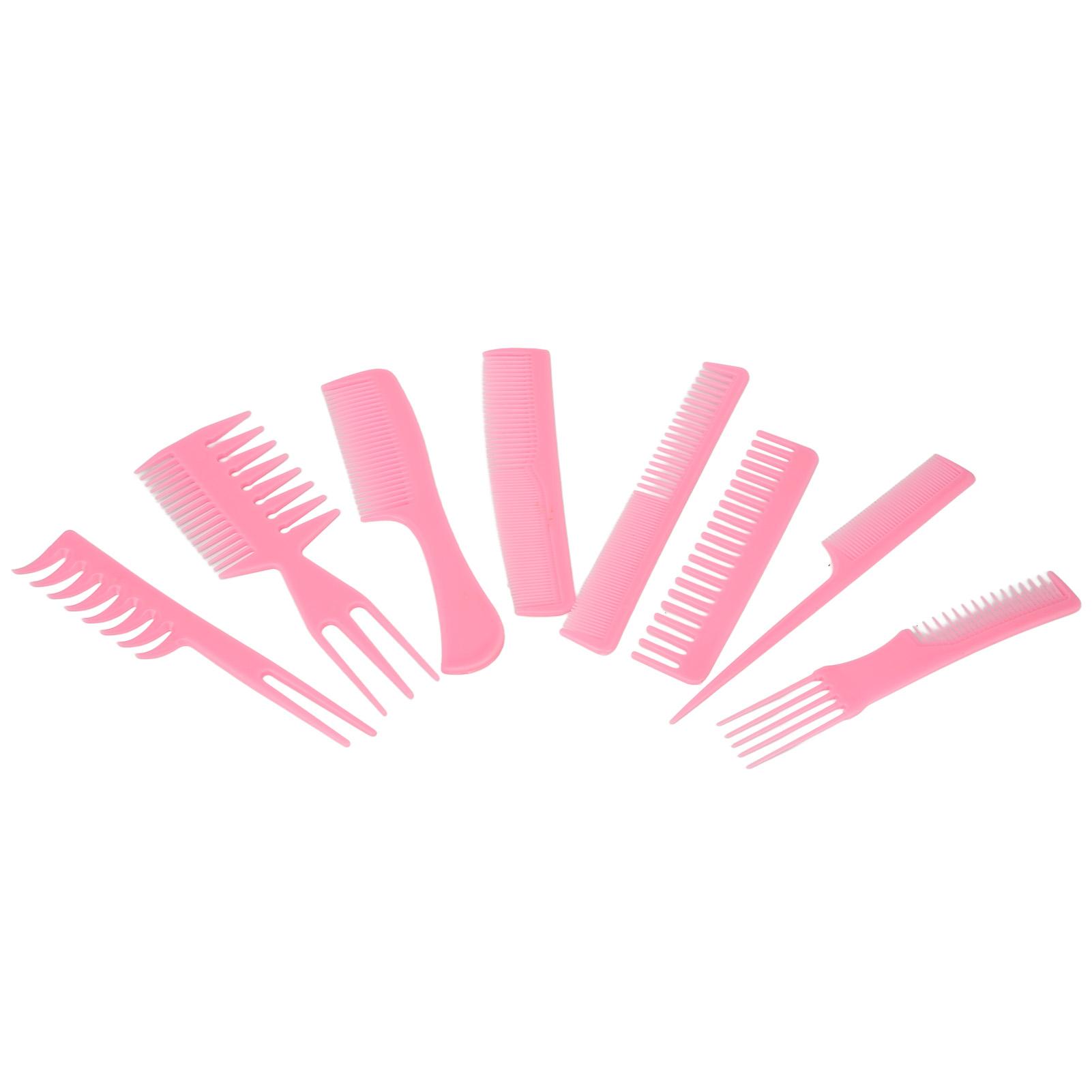 Hair Barber Comb Set Pink Professional Wide Tooth Comb Kit for Salon Hair Cutting Styling
Hair Barber Comb Set Pink Professional Wide Tooth Comb Kit for Salon Hair Cutting Styling