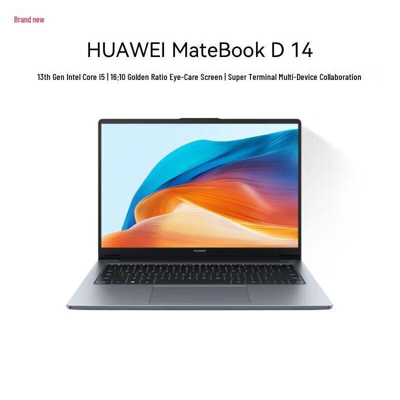 Huawei MateBook D 14 13th Gen Core i5 Laptop (CN version)
Huawei MateBook D 14 13th Gen Core i5 Laptop (CN version)