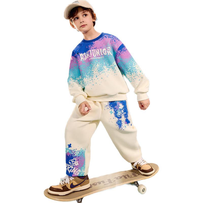 ASK JUNIOR Boys Gradient Print Long Sleeve Hoodie & Pants Set 170
ASK JUNIOR Boys Gradient Print Long Sleeve Hoodie & Pants Set 170