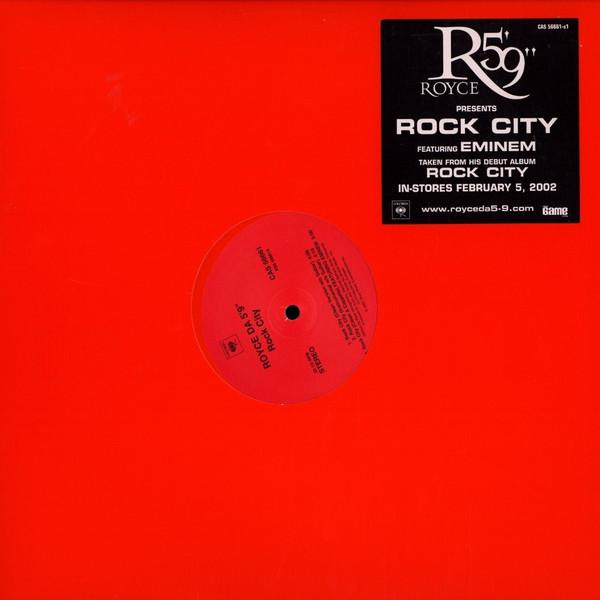 12inch Record ROYCE DA 5 9 , EMINEM - Rock City CAS56661 Columbia 2001 US Rap & Hip-Hop/R&B Used
12inch Record ROYCE DA 5 9 , EMINEM - Rock City CAS56661 Columbia 2001 US Rap & Hip-Hop/R&B Used