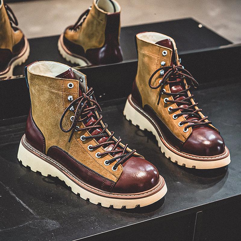 Чоловічі 2023 Ретро Британські Мартін Шкіряні Чоботи - Вуличний Американський Міцний Зовнішній Середньої Висоти Халява 39
Чоловічі 2023 Ретро Британські Мартін Шкіряні Чоботи - Вуличний Американський Міцний Зовнішній Середньої Висоти Халява 39