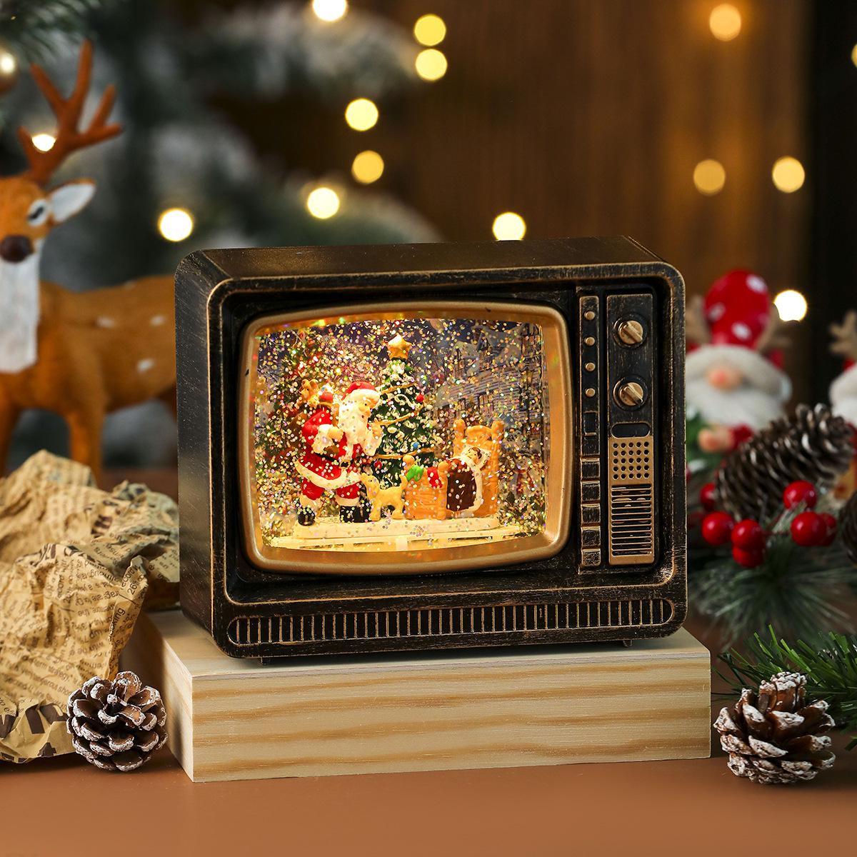 Christmas Musical Snowing TV Ornament Night Light Gift
Christmas Musical Snowing TV Ornament Night Light Gift