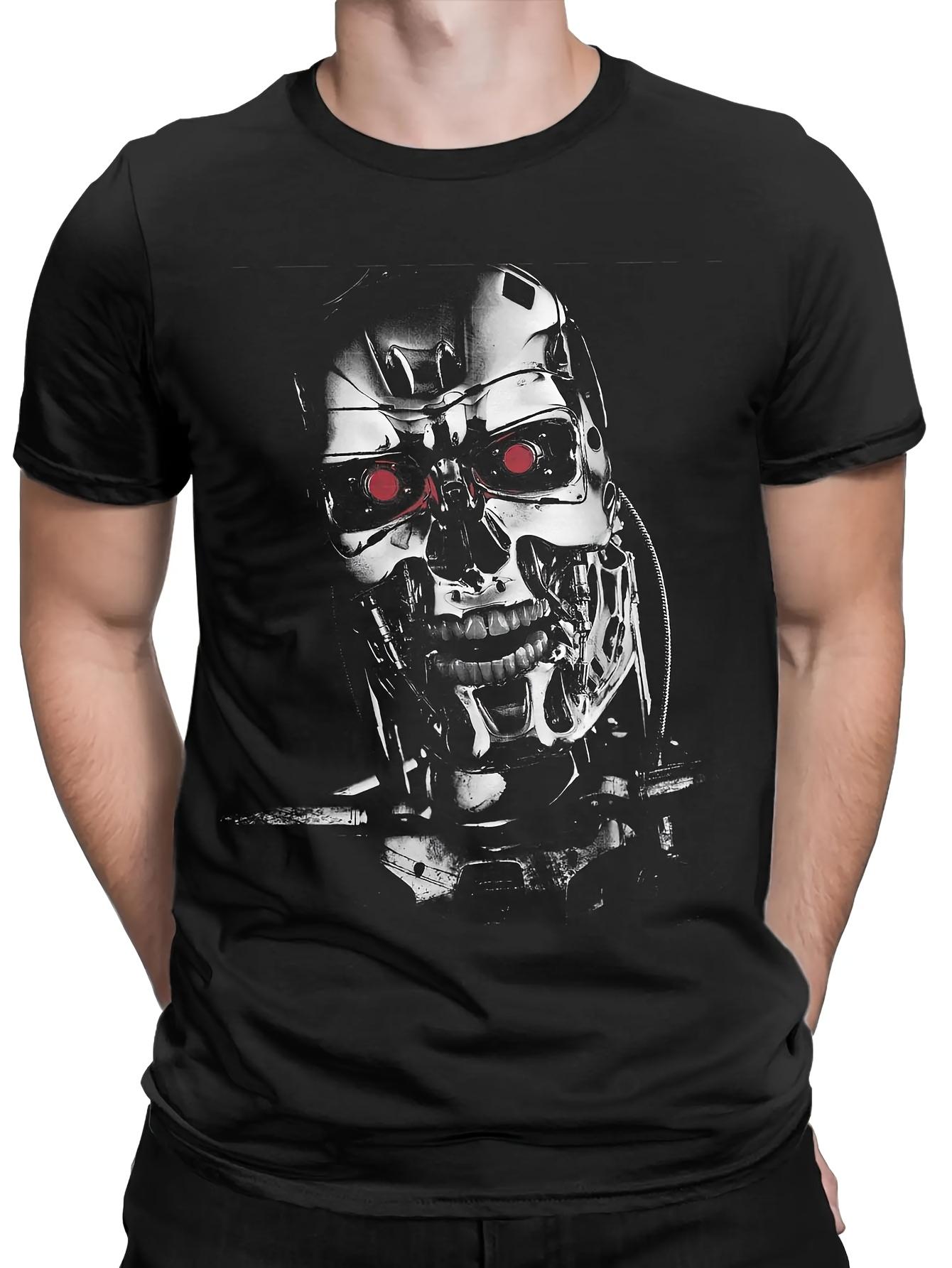 Men s Terminator T-800 Cybertron System Logo T-shirt Printed Casual Science Fiction Movie Fans and Game Apparel Selection - M... 5XL різнокольоровий
Men s Terminator T-800 Cybertron System Logo T-shirt Printed Casual Science Fiction Movie Fans and Game Apparel Selection - M... 5XL різнокольоровий