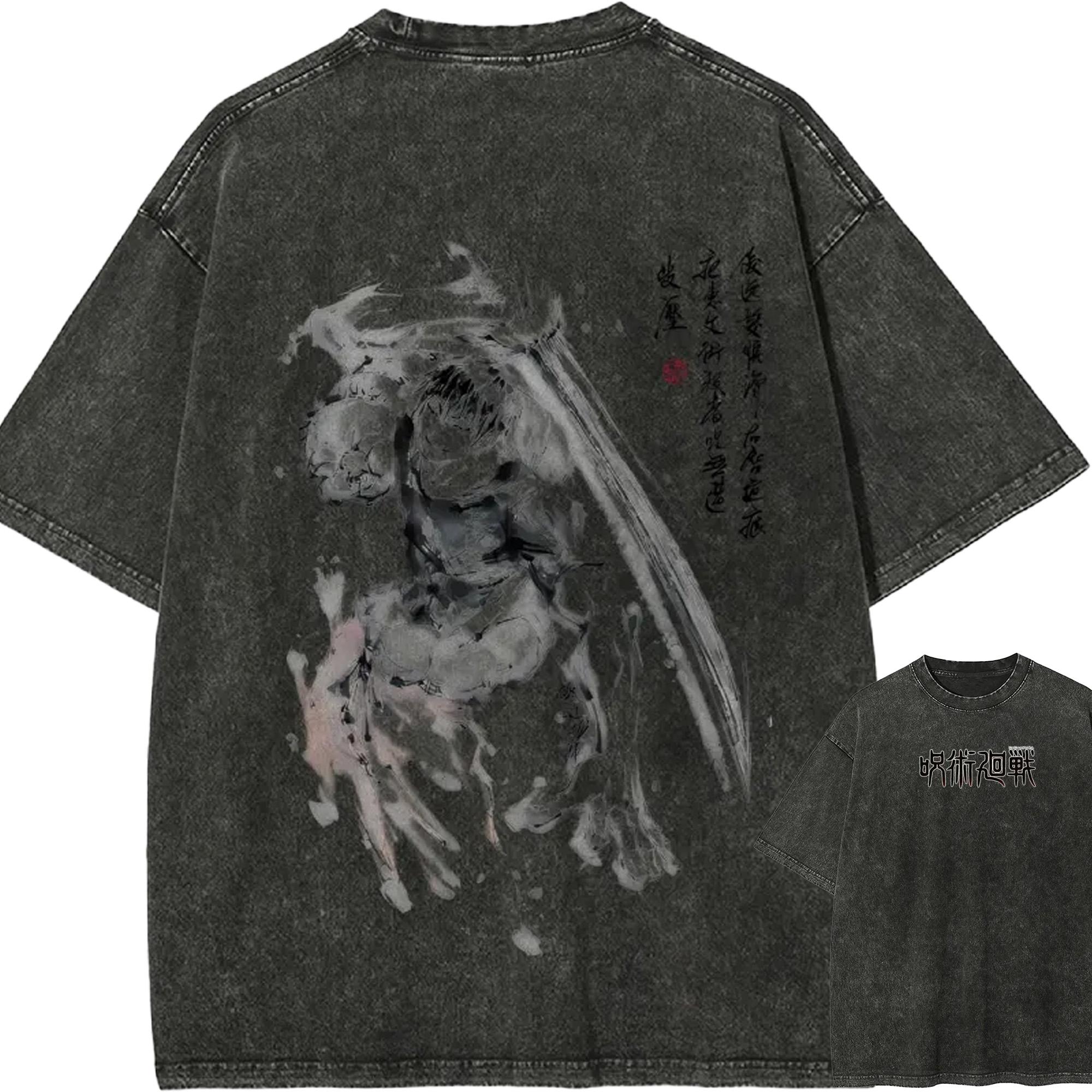 Itadori Sukuna Ink T-shirt Jujutsu Kaisen Graphic Tee Vintage Washed Oversized Retro Anime Harajuku Men Streetwear Aesthetic Top M
Itadori Sukuna Ink T-shirt Jujutsu Kaisen Graphic Tee Vintage Washed Oversized Retro Anime Harajuku Men Streetwear Aesthetic Top M