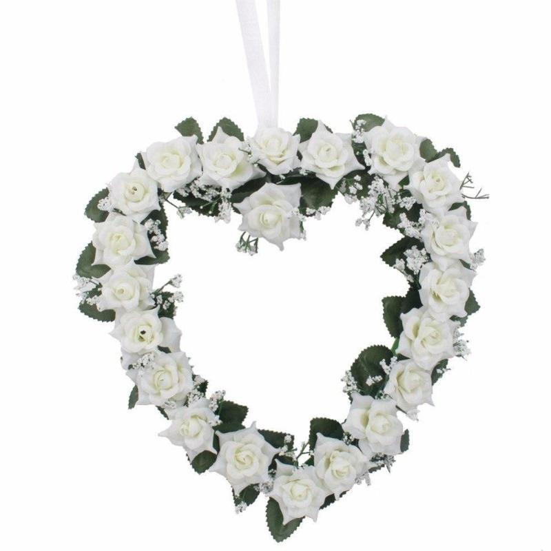 1PC Artificial Flowers for Wedding Decor Romantic Heart Silk Rose Garland Weddings Decor Flowers Wreaths белый
1PC Artificial Flowers for Wedding Decor Romantic Heart Silk Rose Garland Weddings Decor Flowers Wreaths белый