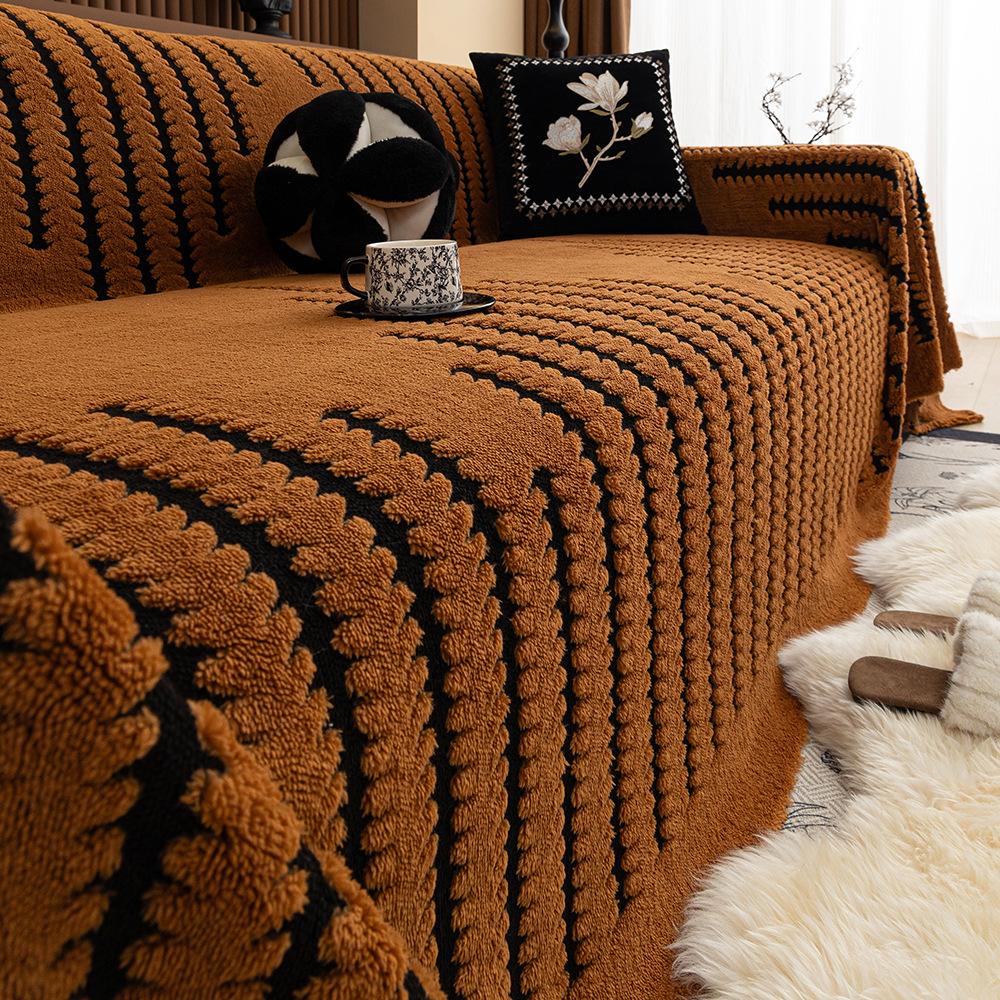 Vintage Luxury Living Couch Towel Mat Thicken Plush Non-slip All-inclusive Corner Seat Cover Winter Warm Feeling Couch Cushion designed for Living 180x130cm 1pcs
Vintage Luxury Living Couch Towel Mat Thicken Plush Non-slip All-inclusive Corner Seat Cover Winter Warm Feeling Couch Cushion designed for Living 180x130cm 1pcs