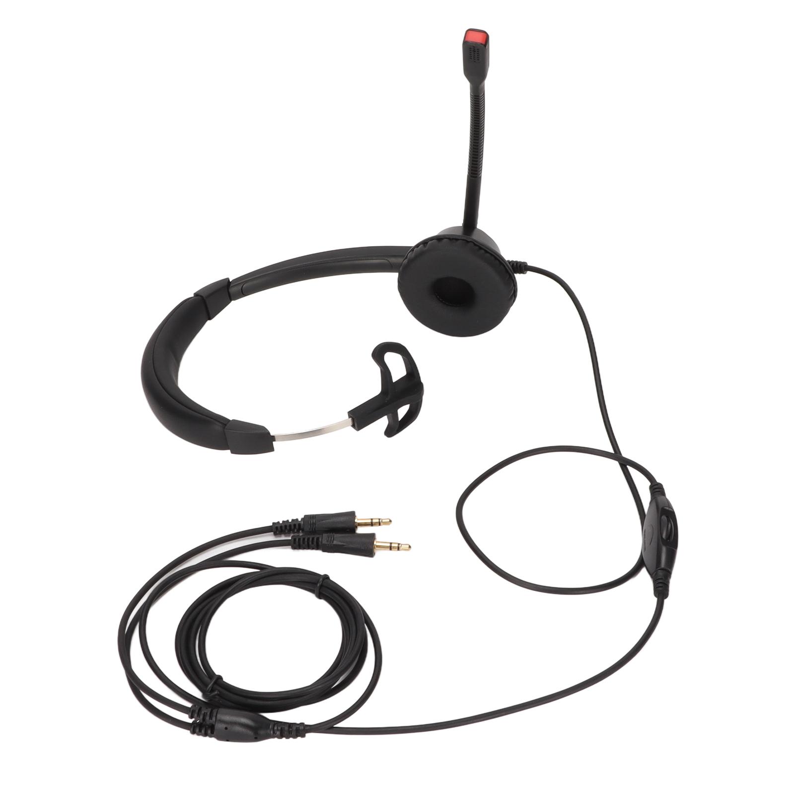 3.5mm Monaural Headset 3 Section Dual 3.5mm Plug PC Business Headset Supports Call And Speaker Volume Adjustment
3.5mm Monaural Headset 3 Section Dual 3.5mm Plug PC Business Headset Supports Call And Speaker Volume Adjustment