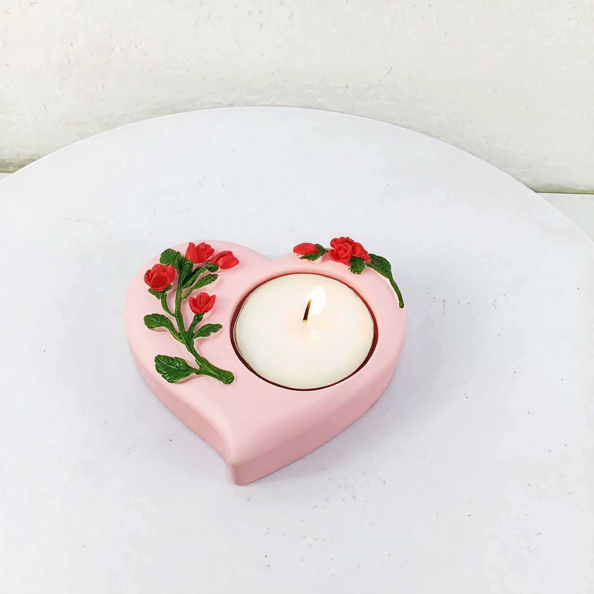 Valentine s Day Heart-shaped Resin Candlestick Ornament - Exquisite Gift 7.5 x 7 x 2.5 cm рожевий
Valentine s Day Heart-shaped Resin Candlestick Ornament - Exquisite Gift 7.5 x 7 x 2.5 cm рожевий