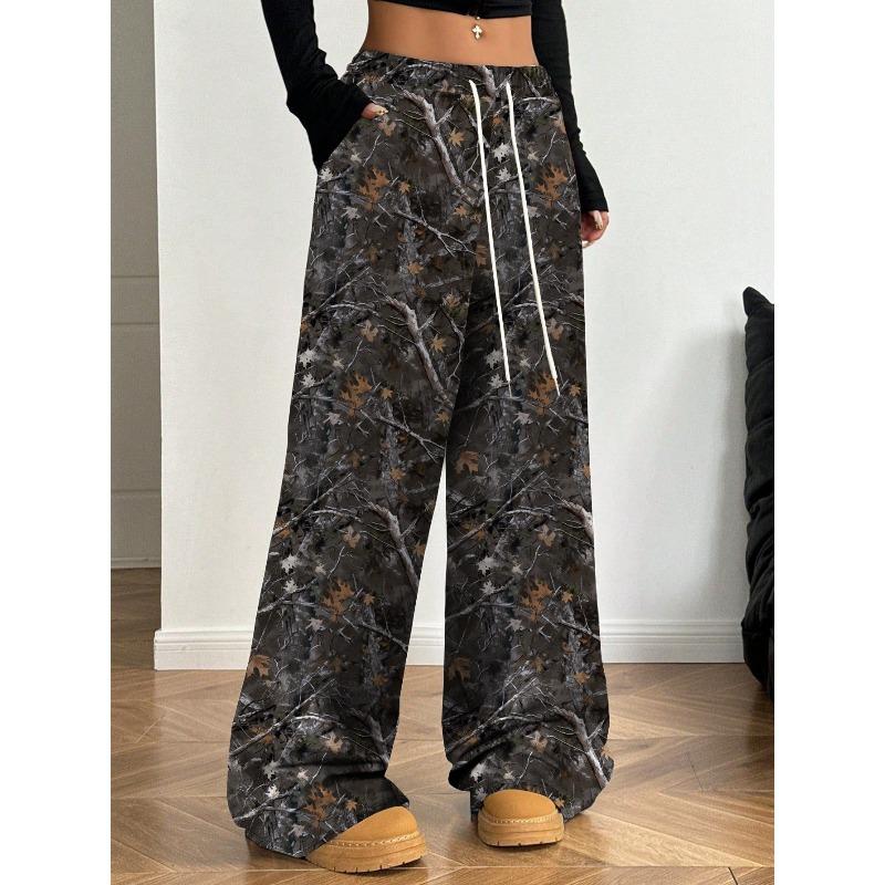 Women s Lace-up Trousers, Fashion Casual Stretch Waist, Printed Wide-leg Sweatpants XS
Women s Lace-up Trousers, Fashion Casual Stretch Waist, Printed Wide-leg Sweatpants XS