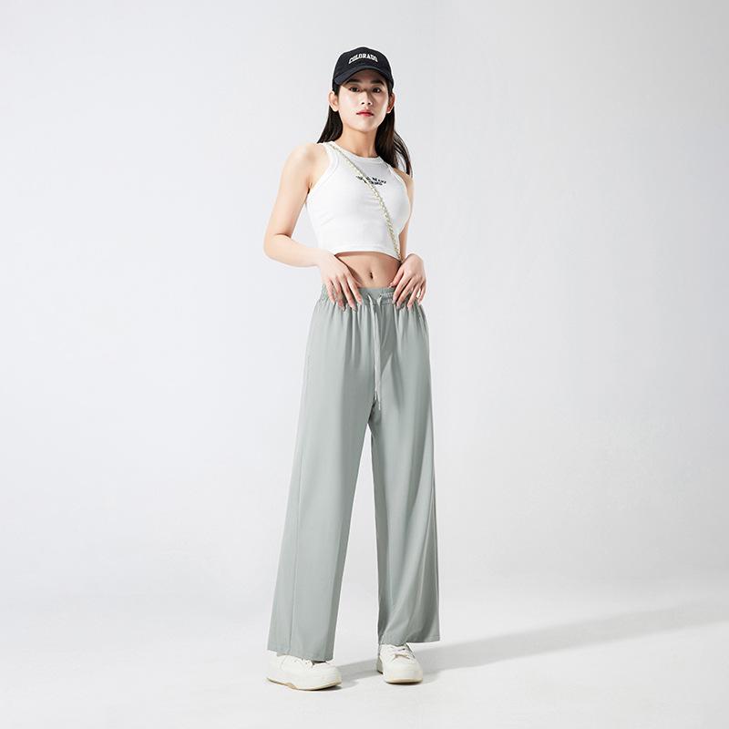 Women s Ice Silk Sun Protection Wide-Leg Pants - Solid Colors, Casual Drape, Convertible for Summer Large
Women s Ice Silk Sun Protection Wide-Leg Pants - Solid Colors, Casual Drape, Convertible for Summer Large