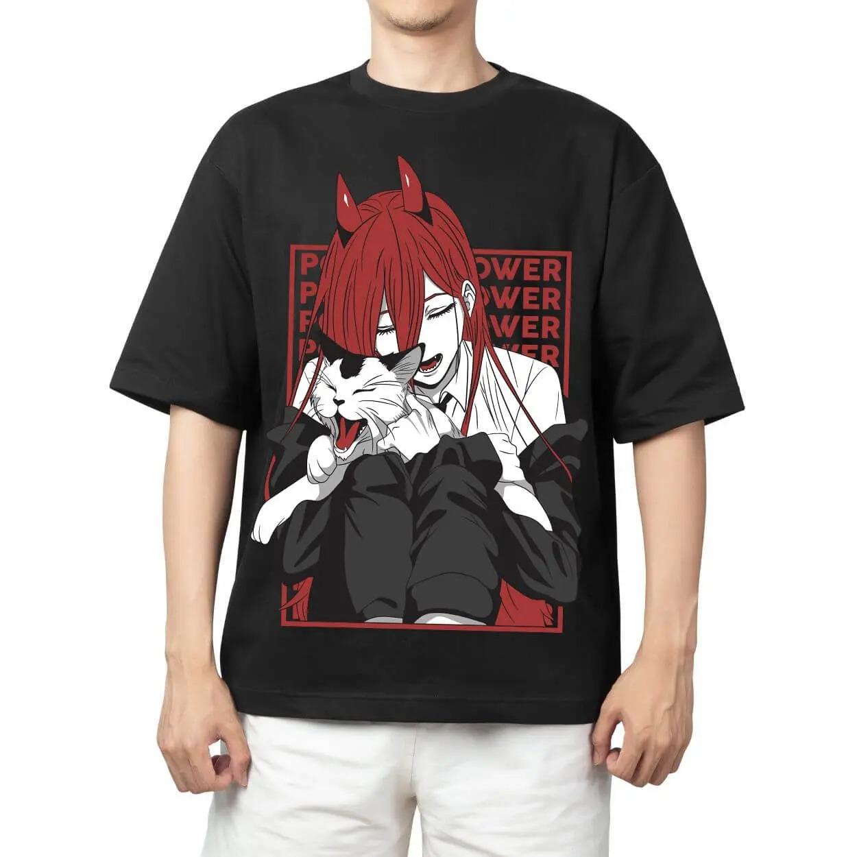 Chainsaw Man Power Dual Form Anime White Oversized T-Shirt Streetwear Pop Rock Concert Fan Merch T-Shirt XXXL
Chainsaw Man Power Dual Form Anime White Oversized T-Shirt Streetwear Pop Rock Concert Fan Merch T-Shirt XXXL