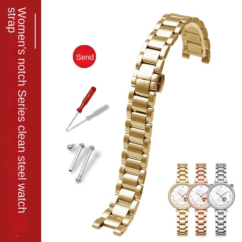 Notch Stainless steel Strap for Rossini GC Watch Women s Belt Rose gold WatchBand Bracelet 16*8mm 18*10mm 20*11mm Send screws 14-7mm золотистий
Notch Stainless steel Strap for Rossini GC Watch Women s Belt Rose gold WatchBand Bracelet 16*8mm 18*10mm 20*11mm Send screws 14-7mm золотистий