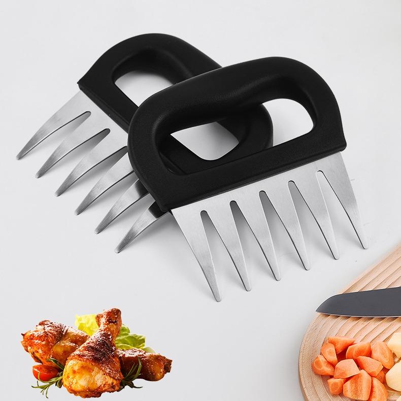 2 шт., когти для измельчения мяса для тушеной свинины, курицы, инструмент для измельчения когтей медведя из нержавеющей стали
2 шт., когти для измельчения мяса для тушеной свинины, курицы, инструмент для измельчения когтей медведя из нержавеющей стали