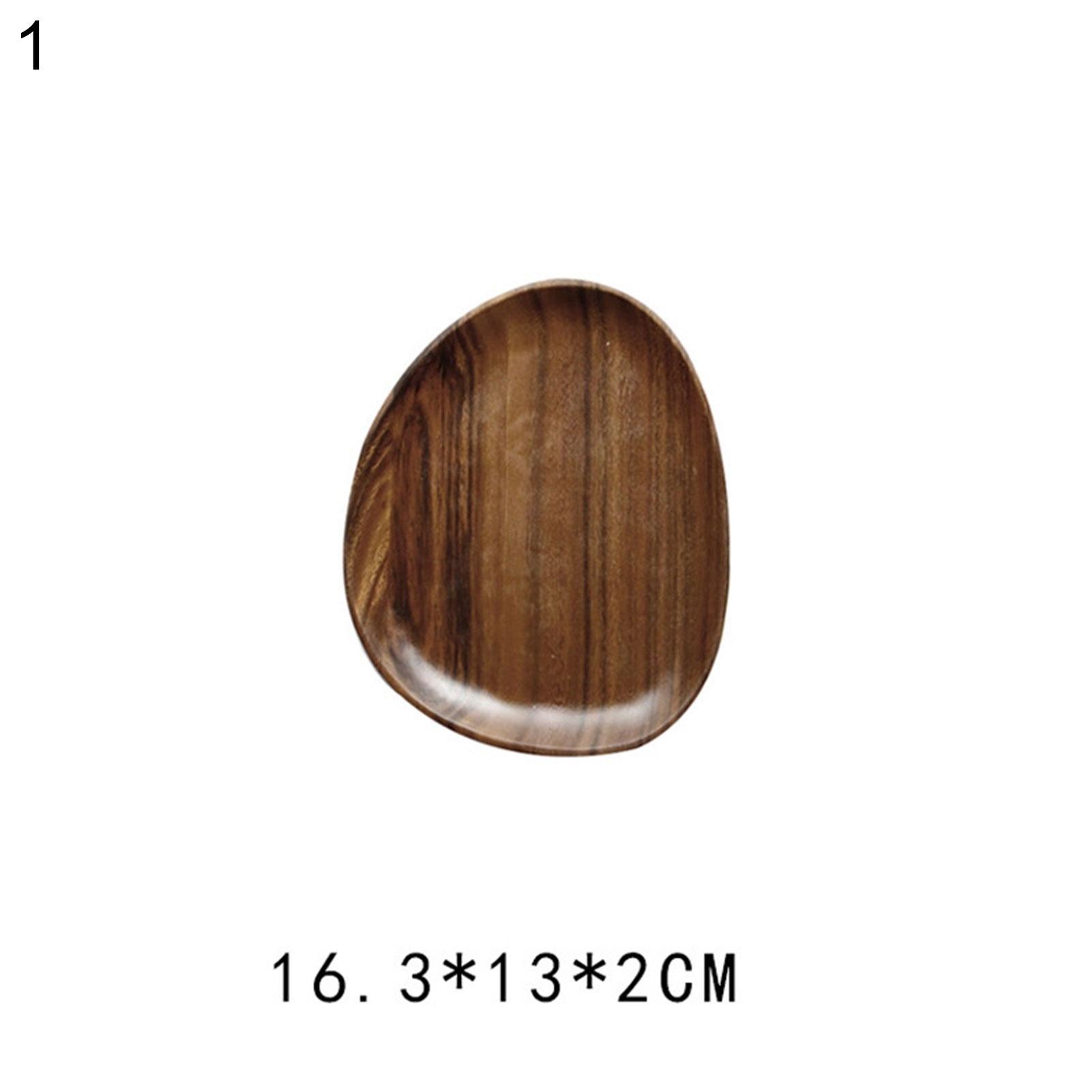 Деревянная сервировочная тарелка для выпечки, прямоугольная тарелка для еды, поднос для сухофруктов, посуда