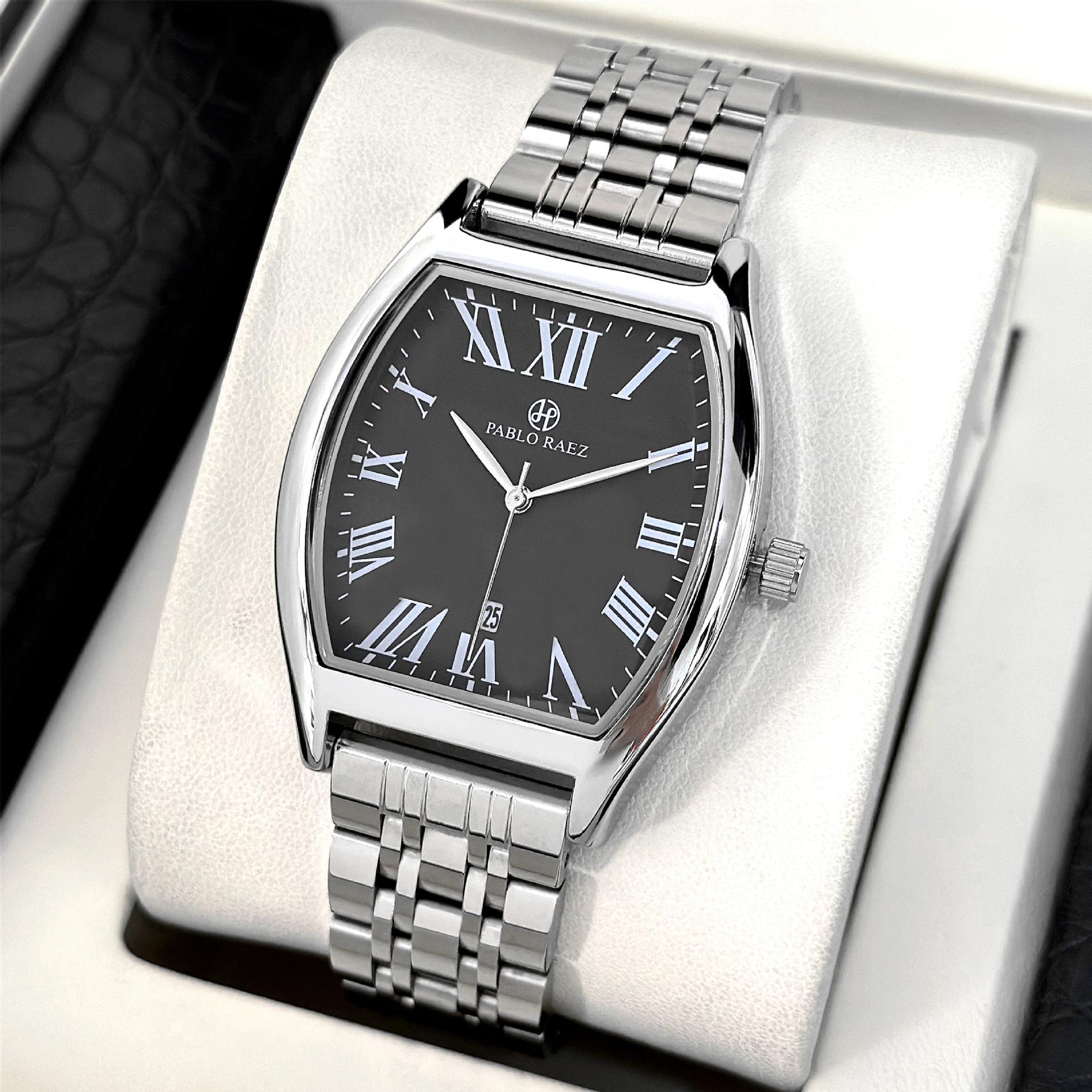 Men Steel Strap Watch Business Light Brand Personalized Wine Barrel Waterproof Calendar Simple Male Fashion Quartz Wristwatches чорний
Men Steel Strap Watch Business Light Brand Personalized Wine Barrel Waterproof Calendar Simple Male Fashion Quartz Wristwatches чорний