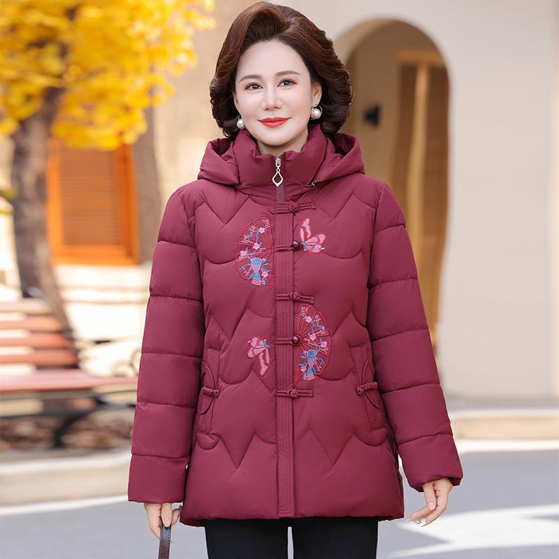 Mom s Hooded Winter Jacket: Fleece-Lined, Padded Cotton Coat for Elderly Women 5XL (Recommend 150-165 Jin)
Mom s Hooded Winter Jacket: Fleece-Lined, Padded Cotton Coat for Elderly Women 5XL (Recommend 150-165 Jin)