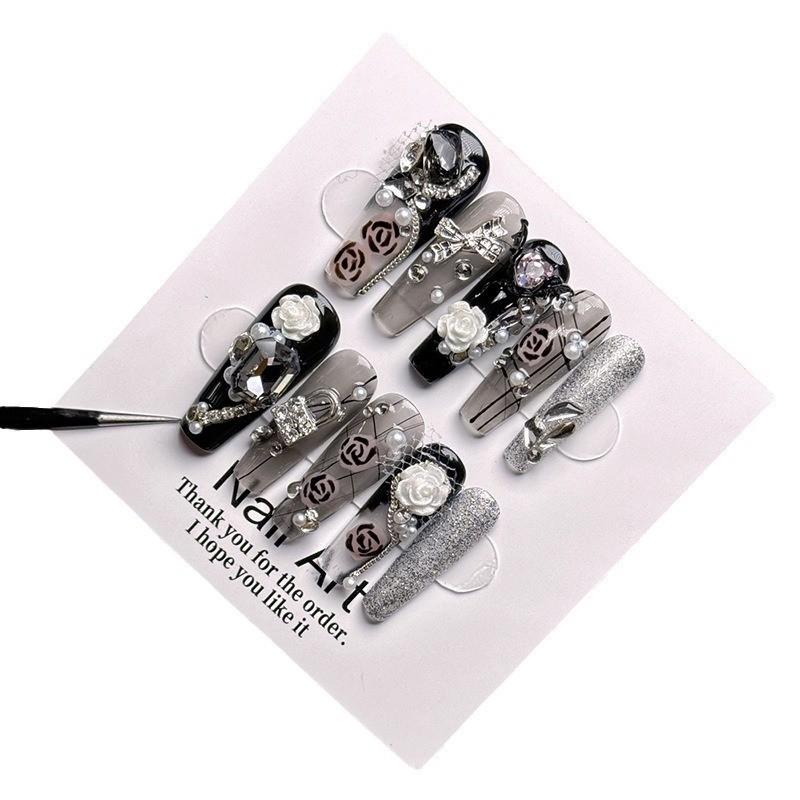 Nail Handmade Fashion Art Dark Light Luxury Camellia Style Removable Plate Nail M
Nail Handmade Fashion Art Dark Light Luxury Camellia Style Removable Plate Nail M