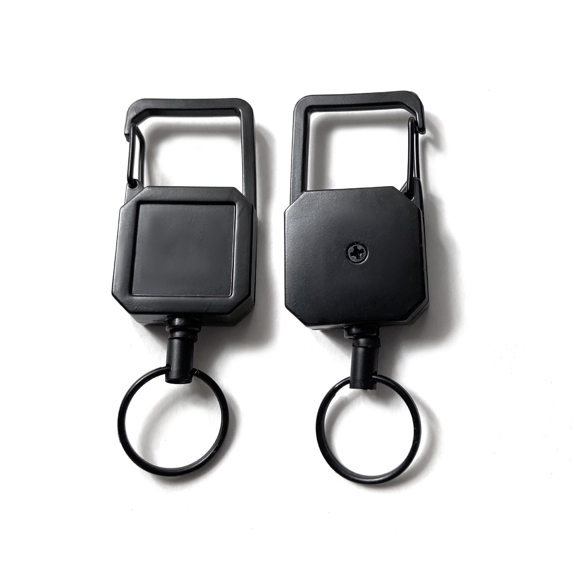 26mm All-Metal Retractable Carabiner Keychain with Laser-Engraved Resin Pattern Logo
26mm All-Metal Retractable Carabiner Keychain with Laser-Engraved Resin Pattern Logo