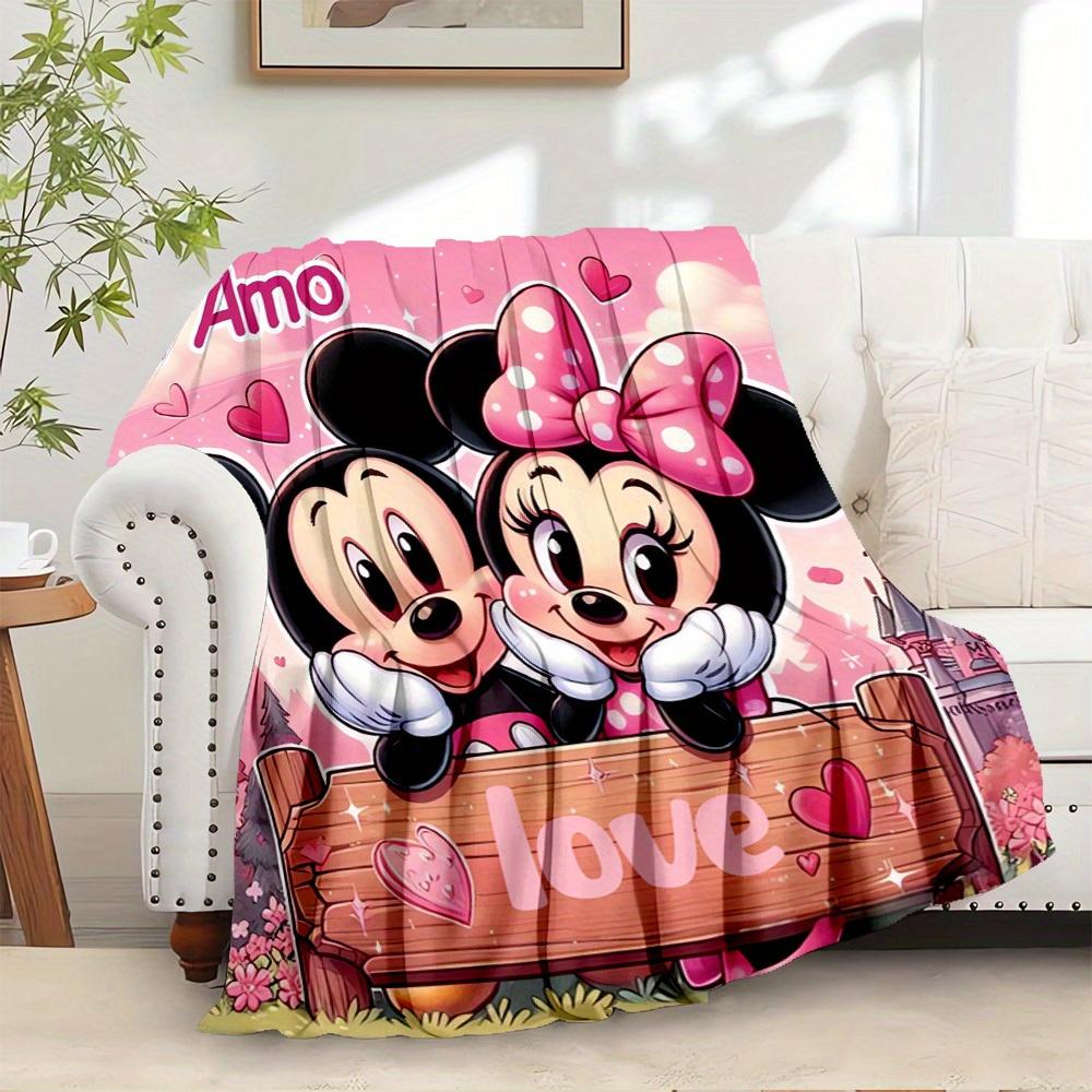 1pc Blanket - Romantic Mickey and Minnie Te Amo Love Sign with Hearts and Stars - Perfect for 75x90cm
1pc Blanket - Romantic Mickey and Minnie Te Amo Love Sign with Hearts and Stars - Perfect for 75x90cm