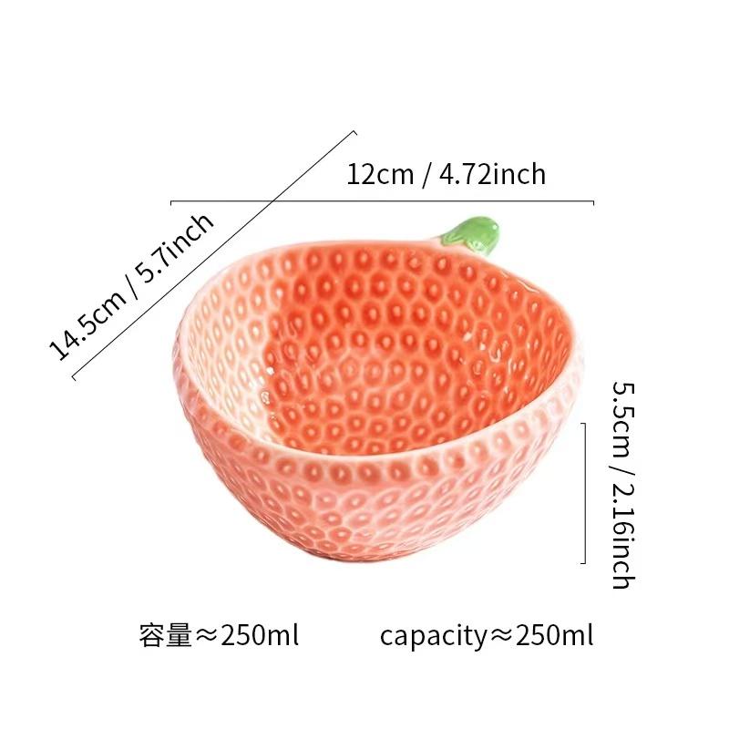 European Ceramic Strawberry Dinner Plate Red Pink Ceramic Fruit Salad Dessert Bowl Kitchen Two Grid Spice Snack Cooking Bowl New
European Ceramic Strawberry Dinner Plate Red Pink Ceramic Fruit Salad Dessert Bowl Kitchen Two Grid Spice Snack Cooking Bowl New