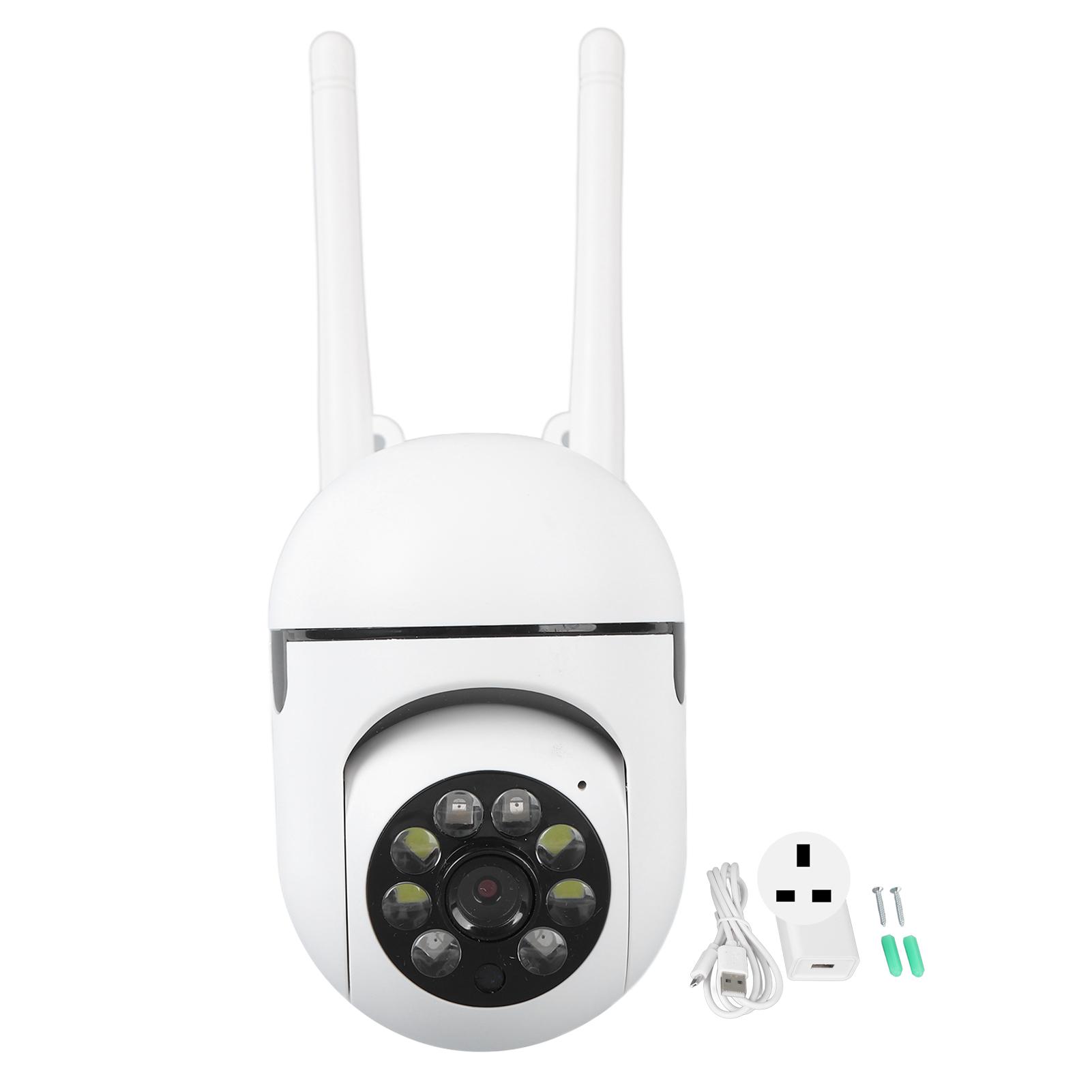 Wi-Fi Камера безпеки 1080P Нічне бачення Виявлення руху Двостороння розмова Поворотний бездротовий зв язок
Wi-Fi Камера безпеки 1080P Нічне бачення Виявлення руху Двостороння розмова Поворотний бездротовий зв язок