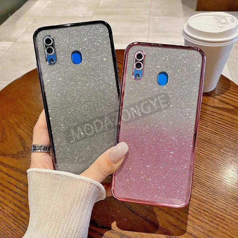 Чехол для Samsung Galaxy A20, гальванический роскошный мягкий блестящий чехол из ТПУ, чехол для телефона Samsung Galaxy A30 для девочек и женщин
Чехол для Samsung Galaxy A20, гальванический роскошный мягкий блестящий чехол из ТПУ, чехол для телефона Samsung Galaxy A30 для девочек и женщин