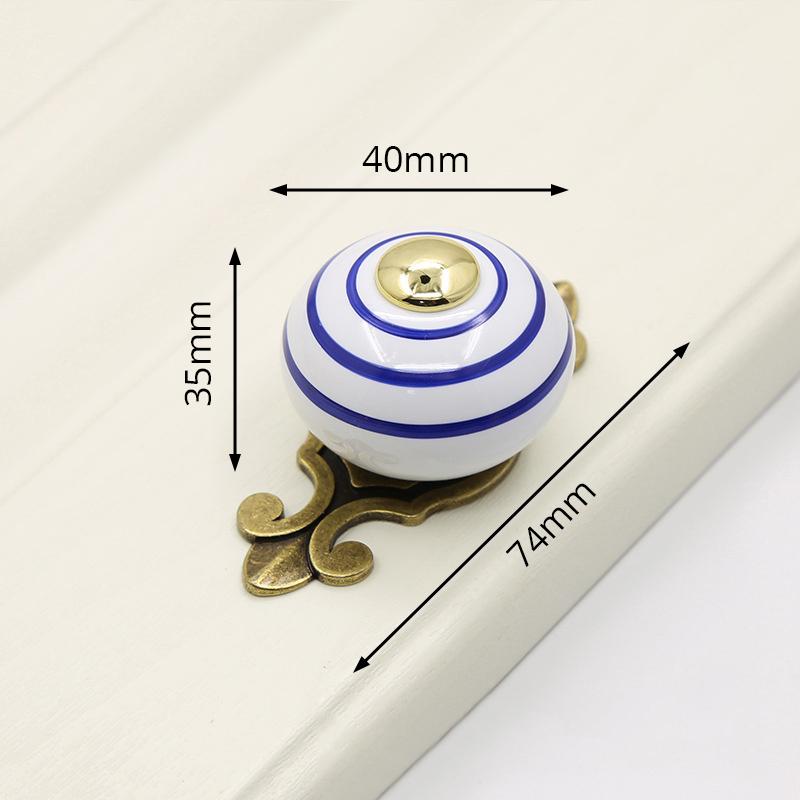 KAK 40mm Ceramic Furniture Handle Black Base Plate Kids Room Pumpkin Door Knobs and Handles Kitchen Cabinet Cupboard Drawer Pull
KAK 40mm Ceramic Furniture Handle Black Base Plate Kids Room Pumpkin Door Knobs and Handles Kitchen Cabinet Cupboard Drawer Pull