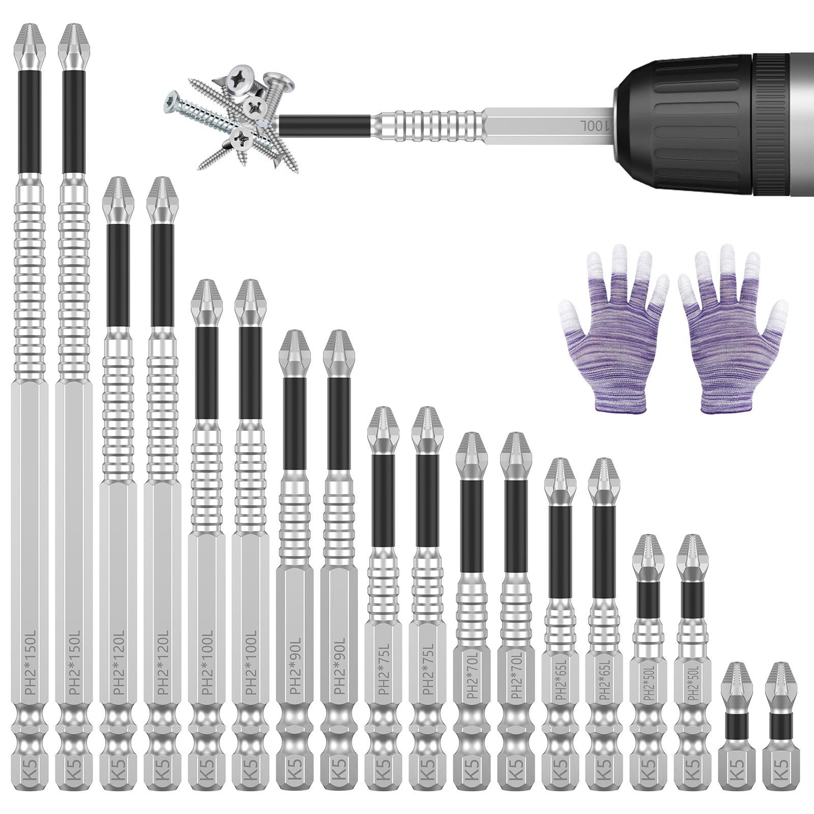 18 Pcs Magnetic Screwdriver Drill Bit Set Multi Size Carbon Steel Hex Shank Nonslip Impact Driver Bit for Maintenance Hand Tools срібний
18 Pcs Magnetic Screwdriver Drill Bit Set Multi Size Carbon Steel Hex Shank Nonslip Impact Driver Bit for Maintenance Hand Tools срібний