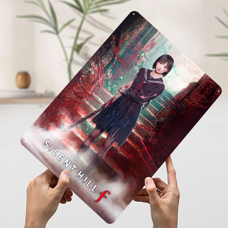 Silent Hill F Schoolgirl Horror Printed Poster Customized Wall Art Retro Vintage Metal Tin Signs for Office Decor Wand Deko 7.9x11.8In(20x30cm)
Silent Hill F Schoolgirl Horror Printed Poster Customized Wall Art Retro Vintage Metal Tin Signs for Office Decor Wand Deko 7.9x11.8In(20x30cm)