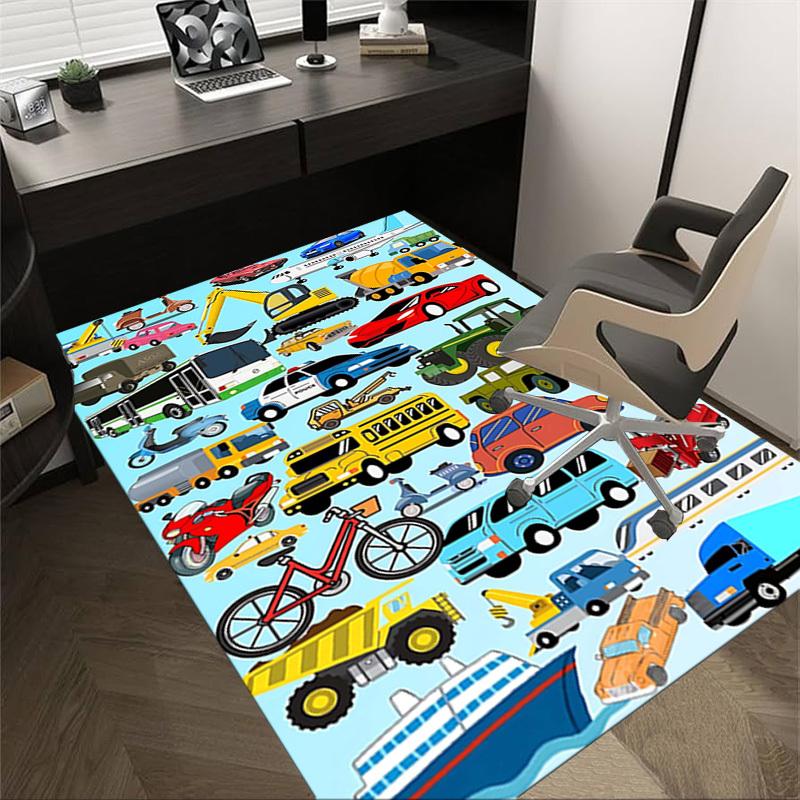 1PC transportation vehicles Non-Slip Floor Carpet Compatible for Office&Living Room&Bedroom&Dining room - Flat-Weave Machine-O319 60cm by 90cm
1PC transportation vehicles Non-Slip Floor Carpet Compatible for Office&Living Room&Bedroom&Dining room - Flat-Weave Machine-O319 60cm by 90cm