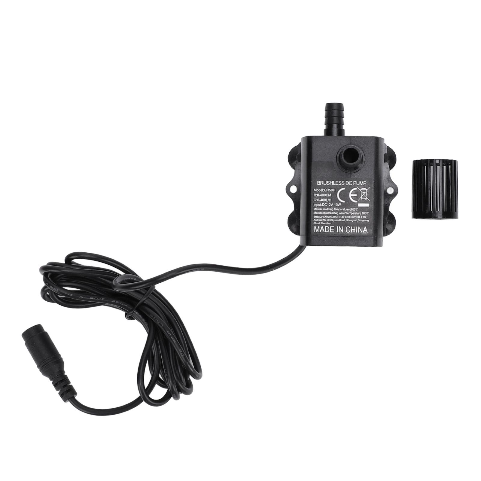 Fountain Submersible Pump Small for Aquarium Adjustable Flowrate DC 12V 10W 0400L/H 0400cm Lift
Fountain Submersible Pump Small for Aquarium Adjustable Flowrate DC 12V 10W 0400L/H 0400cm Lift