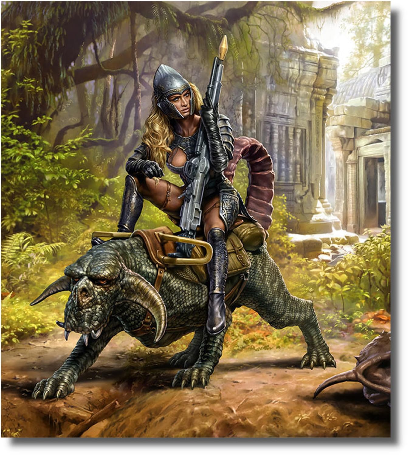 Master Box Fantasy Series Дракон и женщина-воин Электронная пушка Пластиковая модель MB24008 1/24 № 2
Master Box Fantasy Series Дракон и женщина-воин Электронная пушка Пластиковая модель MB24008 1/24 № 2