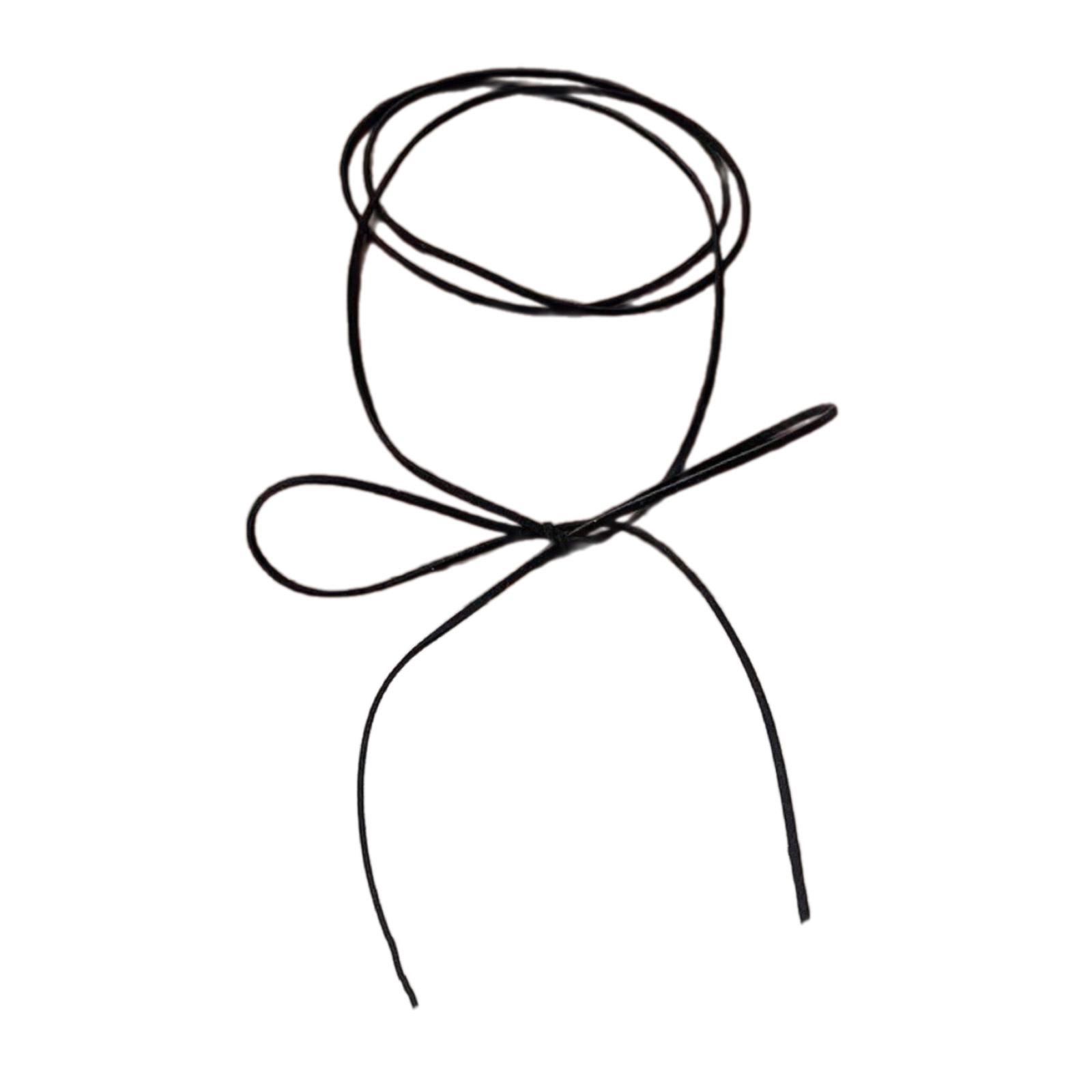 Регулируемая длина, длинный шнурок, чокер-ожерелье на шею с акцентом в виде бантика, универсальный модный аксессуар для дам чёрный
Регулируемая длина, длинный шнурок, чокер-ожерелье на шею с акцентом в виде бантика, универсальный модный аксессуар для дам чёрный