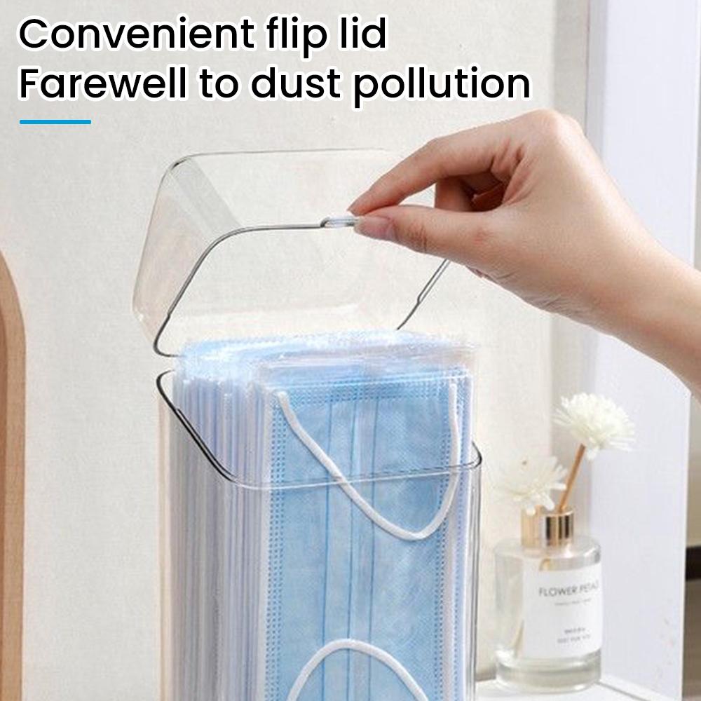 Mask Storage Box with Cover Dustproof Household Mouth and Nose Cover Entry Door Desktop Porch Transparent Mask Box
Mask Storage Box with Cover Dustproof Household Mouth and Nose Cover Entry Door Desktop Porch Transparent Mask Box