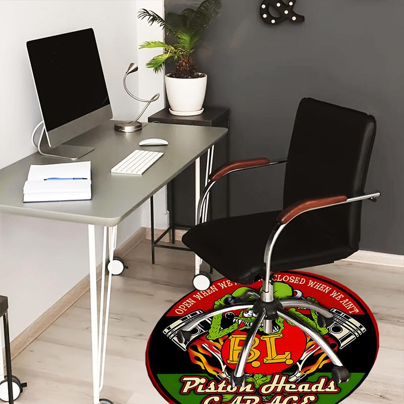 1pc Piston Heads Garage Logo Round carpet, Made of Polyester,Perfect for Decorating Office Chairs, Living Rooms 80cm
1pc Piston Heads Garage Logo Round carpet, Made of Polyester,Perfect for Decorating Office Chairs, Living Rooms 80cm