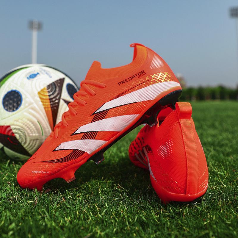 Футбольные бутсы большого размера с высоким верхом для улицы, с длинными шипами, сломанными шипами, для футбола, спорта, искусственной травы, TF, противоскользящие тренировочные бутсы 45 оранжевый
Футбольные бутсы большого размера с высоким верхом для улицы, с длинными шипами, сломанными шипами, для футбола, спорта, искусственной травы, TF, противоскользящие тренировочные бутсы 45 оранжевый
