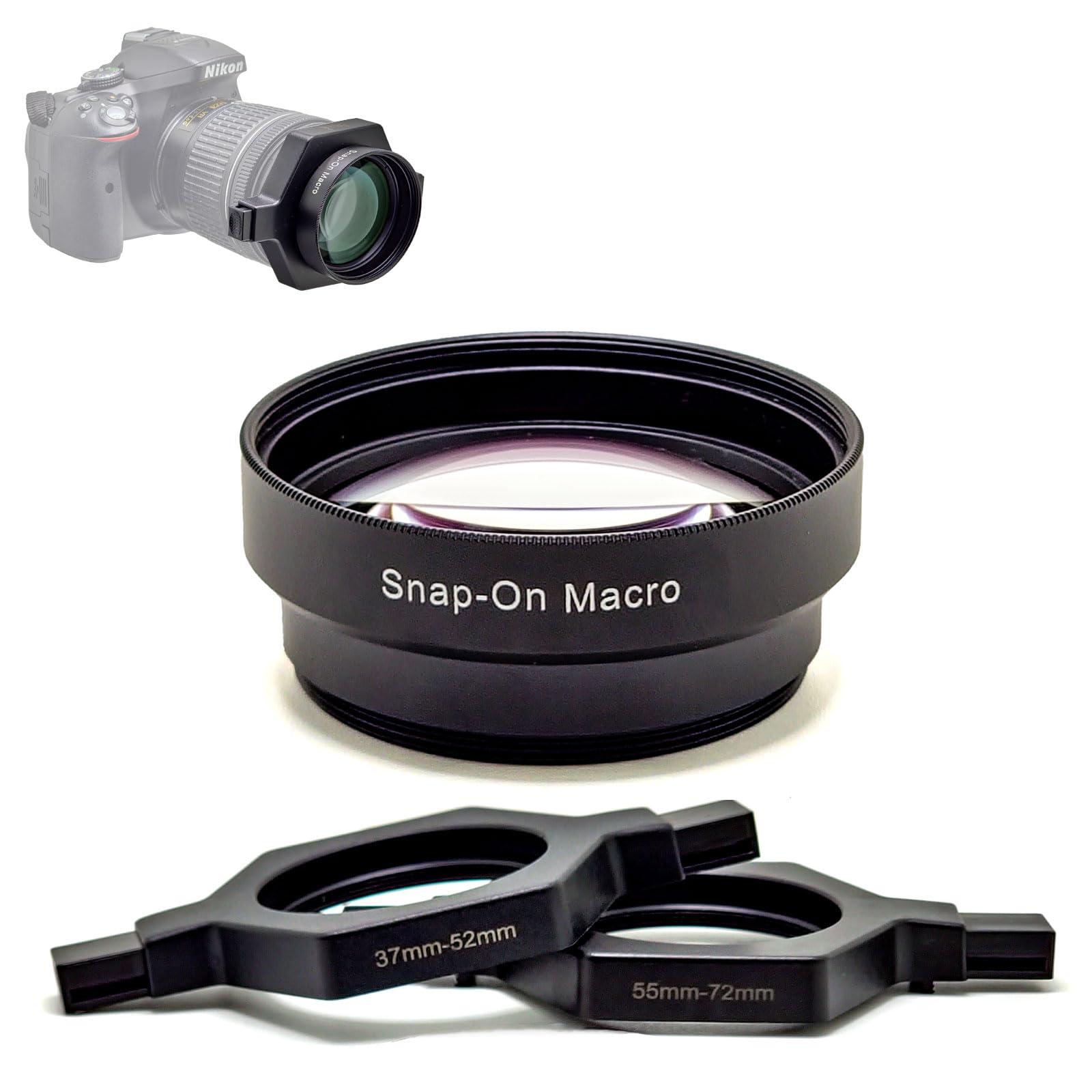 FotoZ High Definition Snap Macro Lens with and Universal Compatible with Most Canon Sony Nikon Olympus Panasonic 37 43 46 49 52 55 58 62 67 72mm Snap
FotoZ High Definition Snap Macro Lens with and Universal Compatible with Most Canon Sony Nikon Olympus Panasonic 37 43 46 49 52 55 58 62 67 72mm Snap