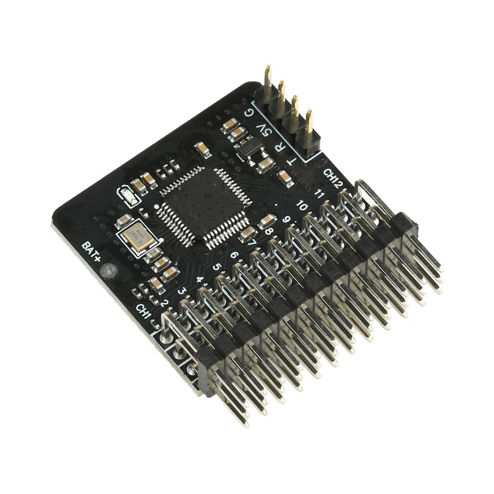 DC 5V CRSF до PWM 12-канальний перетворювач Адаптерна плата PWM Конвертер сигналу приймача для RC моделей З індикатором сигналу
DC 5V CRSF до PWM 12-канальний перетворювач Адаптерна плата PWM Конвертер сигналу приймача для RC моделей З індикатором сигналу