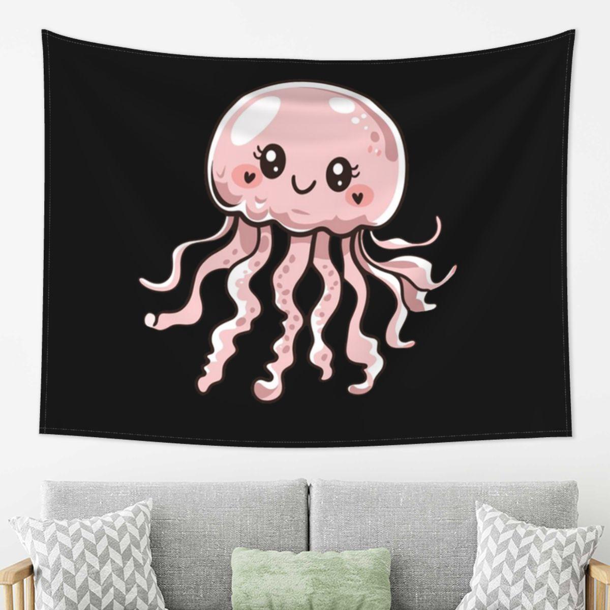 Cute Jellyfish Kawaii Design Tapestry Wall Hanging Aesthetic Home Decor Tapestries for Living Room Bedroom 74x94cm(29x37in)
Cute Jellyfish Kawaii Design Tapestry Wall Hanging Aesthetic Home Decor Tapestries for Living Room Bedroom 74x94cm(29x37in)