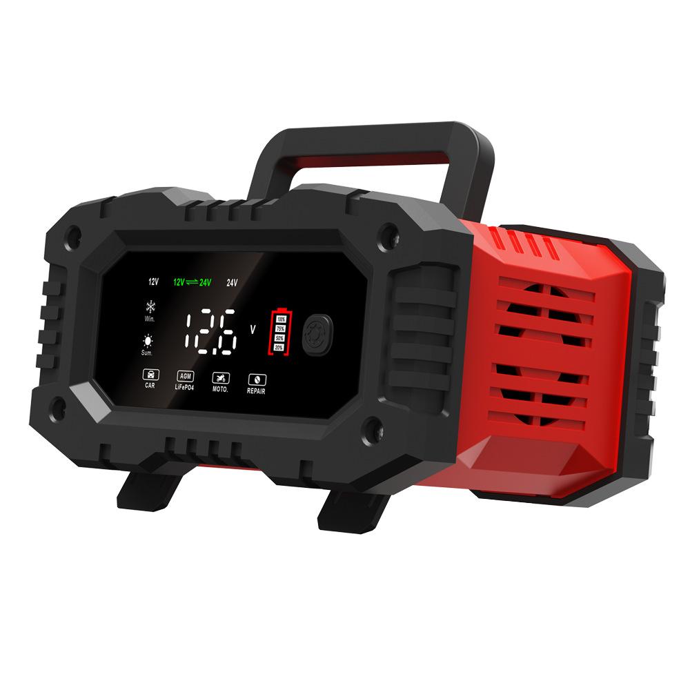 FOXSUR FPT-200 Large Screen Portable Battery Charger for 12V-24V Motorcycle Car US Plug
FOXSUR FPT-200 Large Screen Portable Battery Charger for 12V-24V Motorcycle Car US Plug