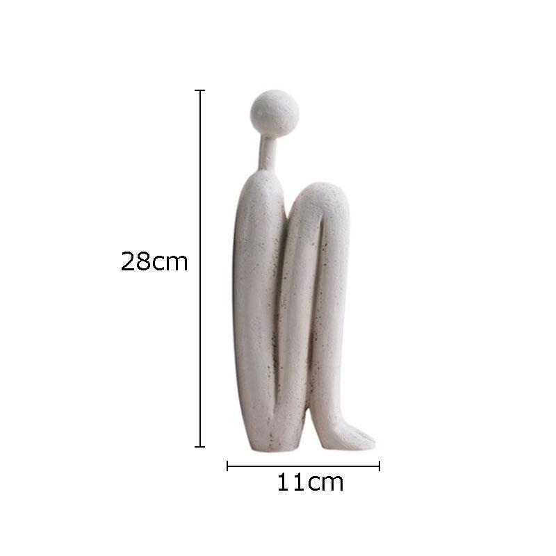 Minimalist Character Resins Sculpture Abstract Figure Artwork Desk Decoration Room Aesthetic Statue Ornaments Modern Home Decor білий
Minimalist Character Resins Sculpture Abstract Figure Artwork Desk Decoration Room Aesthetic Statue Ornaments Modern Home Decor білий