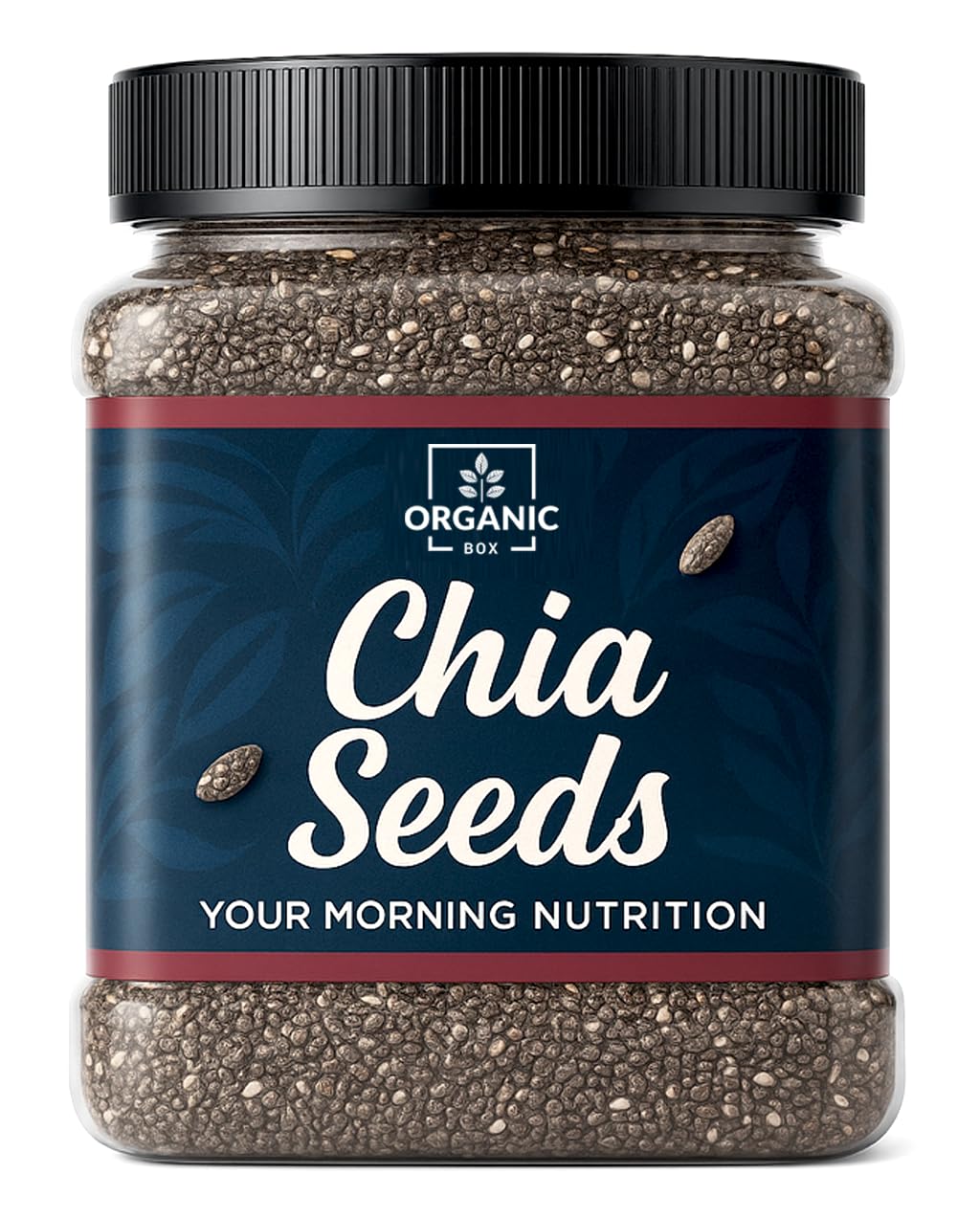 Organic Box Raw Chia Seeds For Eating 1kg (Jar Pack) Healthy Snack For Immunity Booster, Rich in Fiber - Diet Snacks For Weight Loss, best source
Organic Box Raw Chia Seeds For Eating 1kg (Jar Pack) Healthy Snack For Immunity Booster, Rich in Fiber - Diet Snacks For Weight Loss, best source