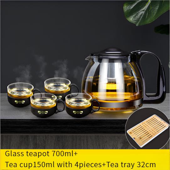 GIANXI Home Tea Pot Heat-Resistant Thickened Glass Teapots Anti-Scalding Handle Easy Clean Multifunctional Tea Set
GIANXI Home Tea Pot Heat-Resistant Thickened Glass Teapots Anti-Scalding Handle Easy Clean Multifunctional Tea Set