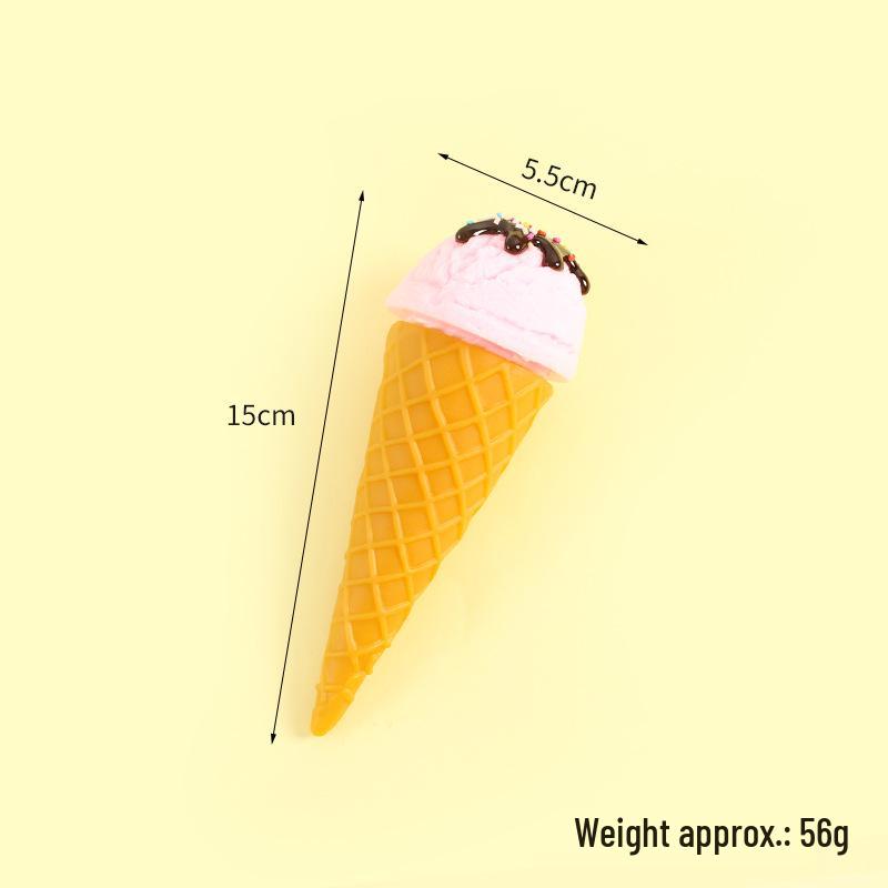 PVC Fake Ice Cream Cone Display Prop for Dessert Shop Decor
PVC Fake Ice Cream Cone Display Prop for Dessert Shop Decor