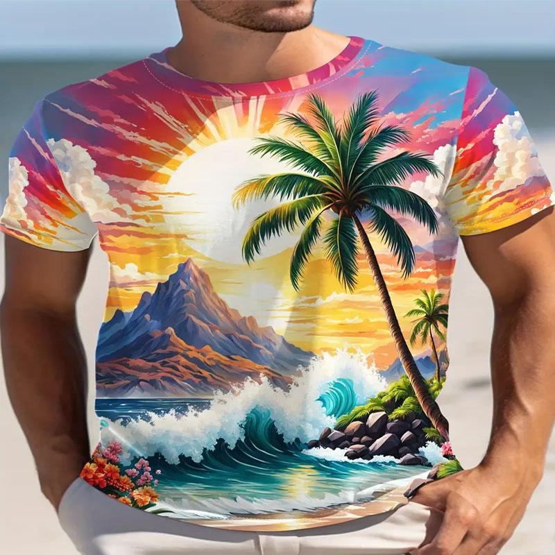 Summer Hawaiian Sunset Digital Printed Men s Short Sleeve T-shirt Round Neck Quick Drying Suitable for Leisure Beach and Entertainment Activities 6XL
Summer Hawaiian Sunset Digital Printed Men s Short Sleeve T-shirt Round Neck Quick Drying Suitable for Leisure Beach and Entertainment Activities 6XL