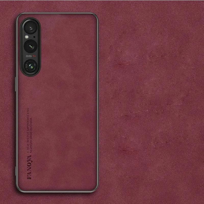 Чехол для Sony Xperia 1 VII из натуральной кожи ягненка и ПУ-кожи, матовый силиконовый чехол для телефона Xperia 1 VI 5 IV 10 V, мягкий каркас, задняя крышка XQ-FS54 Sony Xperia 1 IV красный
Чехол для Sony Xperia 1 VII из натуральной кожи ягненка и ПУ-кожи, матовый силиконовый чехол для телефона Xperia 1 VI 5 IV 10 V, мягкий каркас, задняя крышка XQ-FS54 Sony Xperia 1 IV красный