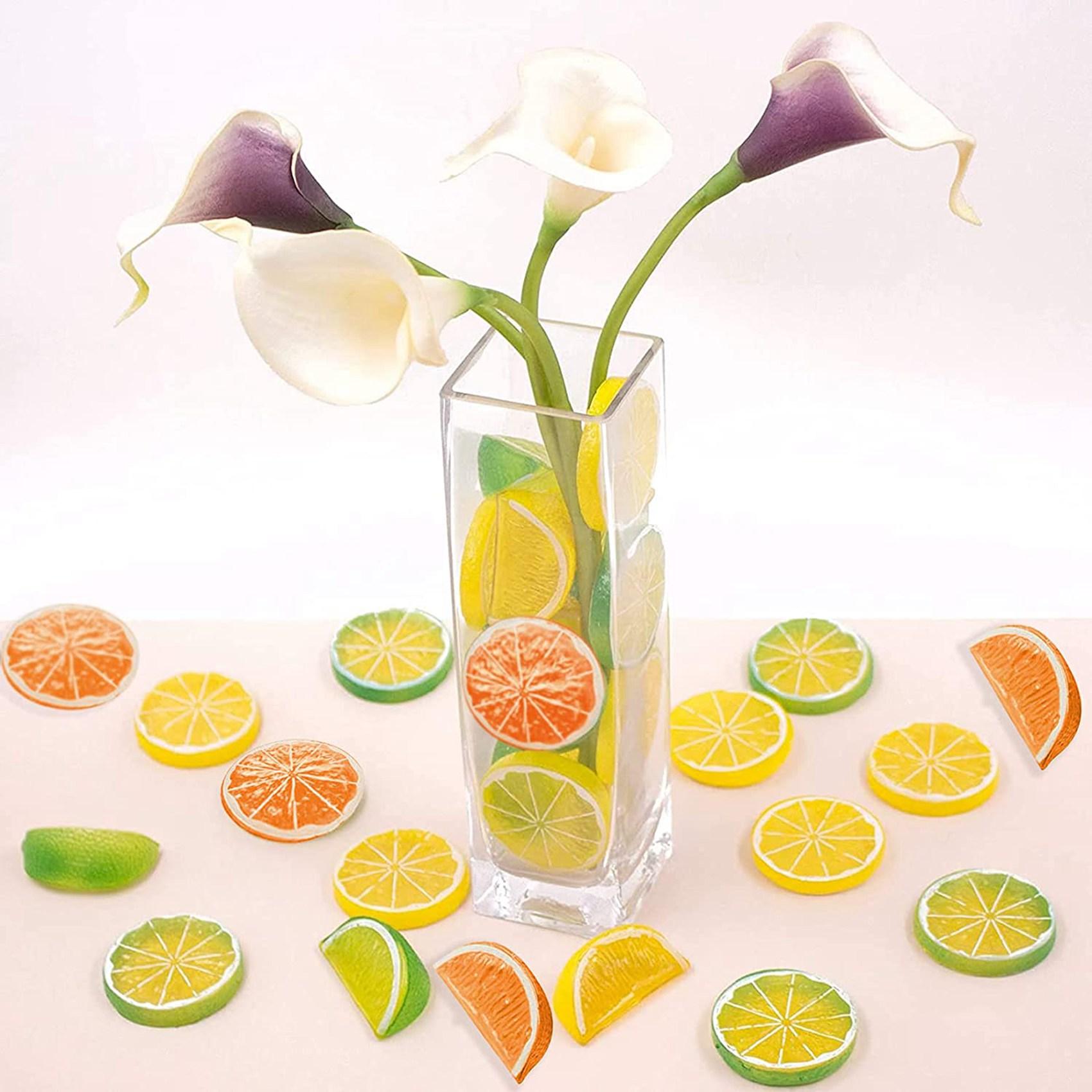 60Pcs 2In Artificial Lemon Slices,Simulation Decorative Fake Fruit Wedding Ornament Festival Decor Photography Props
60Pcs 2In Artificial Lemon Slices,Simulation Decorative Fake Fruit Wedding Ornament Festival Decor Photography Props